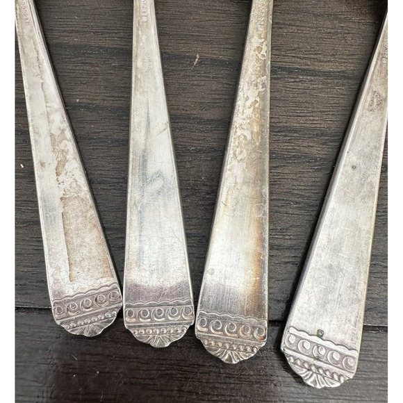 Lots Of 4 Oneida Ltd 1881 Sliverplate Rogers Soup Spoon - Picture 6 of 7